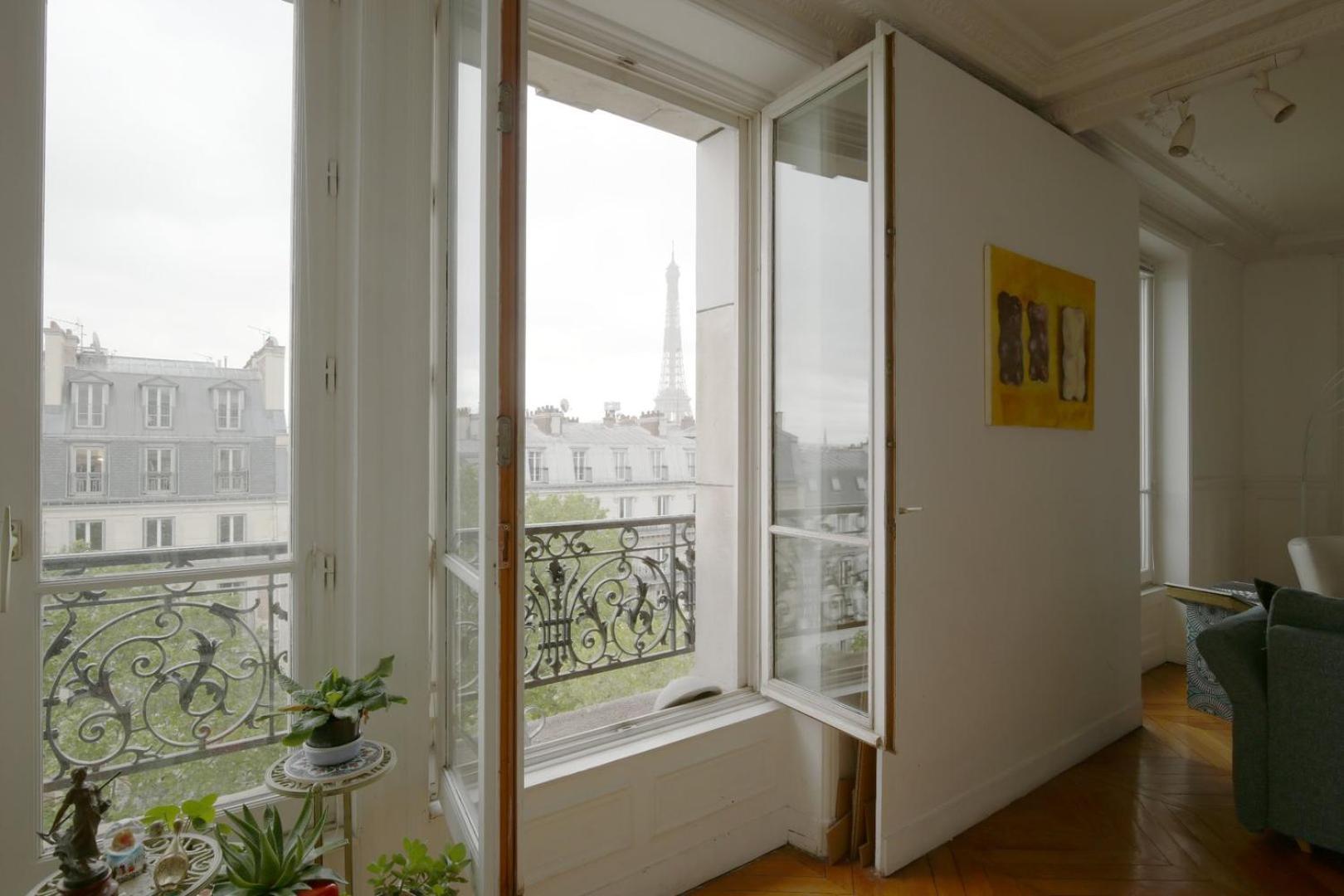 Appartement La Dame De Fer - Vue Magique Sur La Tour Eiffel à Paris Extérieur photo