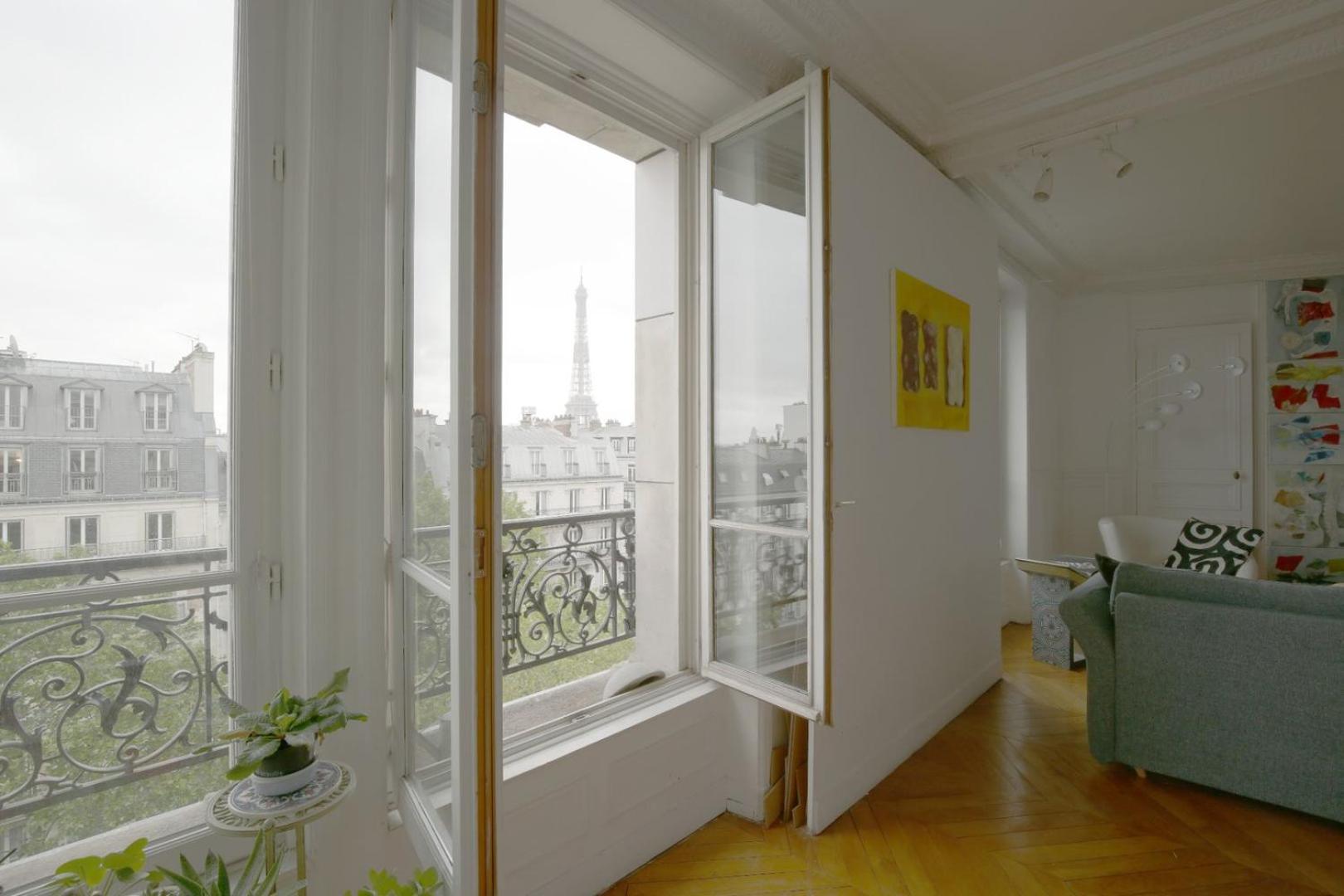 Appartement La Dame De Fer - Vue Magique Sur La Tour Eiffel à Paris Extérieur photo